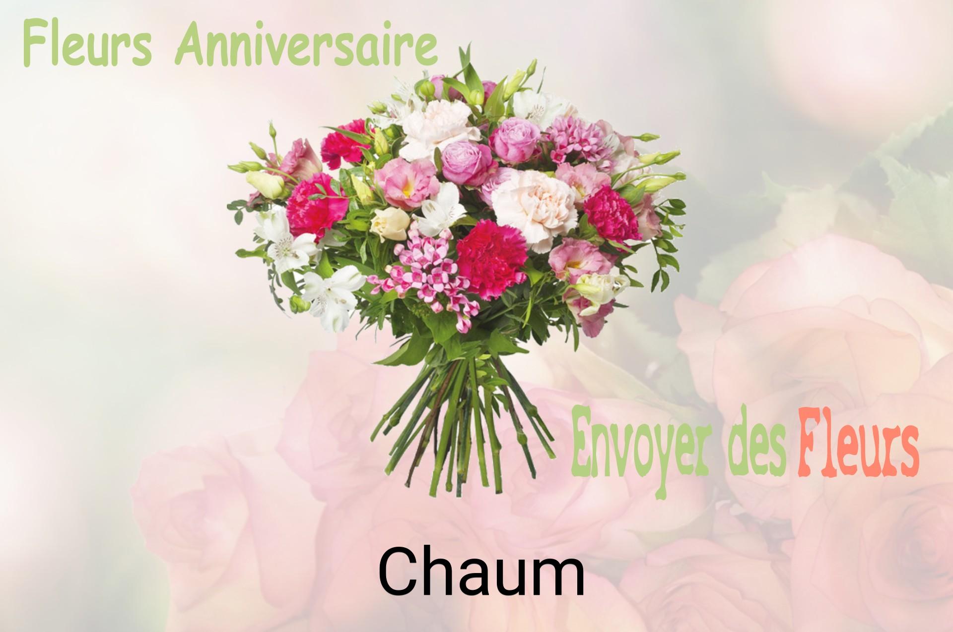 Bouquet de fleurs d’anniversaire livré à Chaum