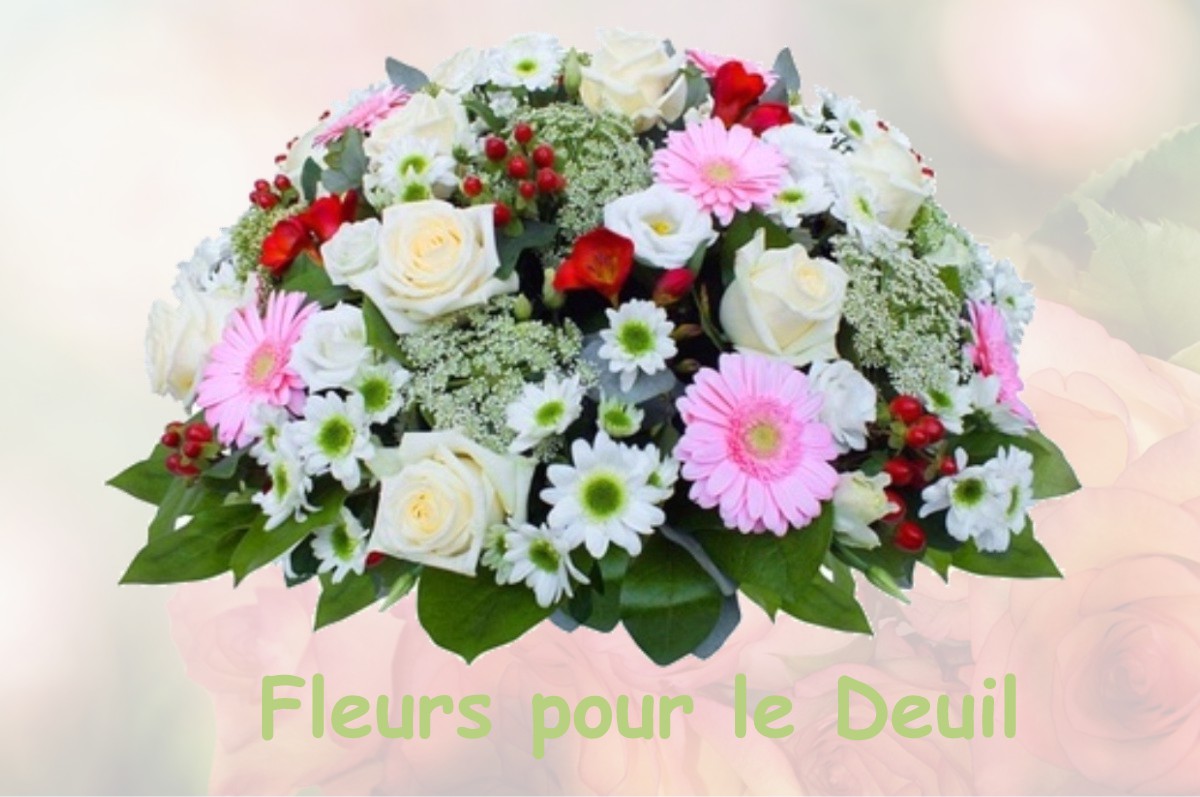 fleurs deuil CHAUM